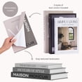 thumbnail image 3 of Set de 3 libros decorativos para mesa de café Moncur Home, 3 of 8