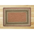 thumbnail image 2 of Capitol Importing 22-024 Olive-Burgundy-Gray - 20 in. x 30 in. Rectangle Braided Rug, 2 of 2