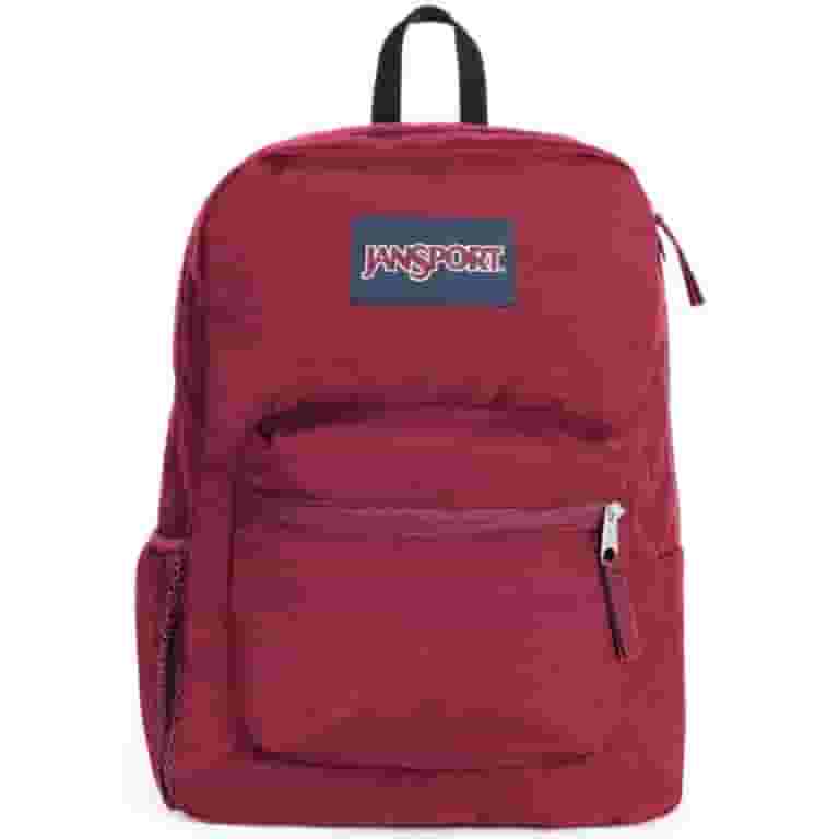 ◆jansport◆ CROSSTOWN PLUS REDMULTI HIPPIE DAYS JS0A7ZNZ9TC JanSport Cross Town Backpack - Red/Multi Hippie Days, Large