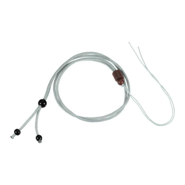 Unique Bargains Jade Ropes Nylon Cord Necklace Holder Strings Emerald Rope, Grey 5 Pack
