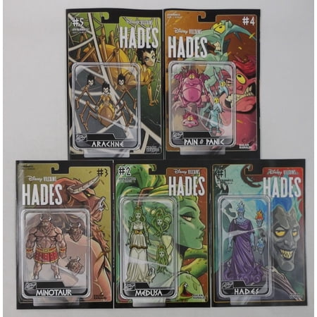 Disney Villains: Hades #1-5 VF/NM complete series Action Figure Variants - Hercules Joe Mackenzie Joe Mackenzie ; Dynamite (E)