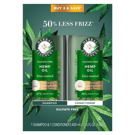 Herbal Essences Bio Renew Hemp and Aloe Vera Shampoo and Conditioner - 27 fl oz/2ct