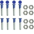 thumbnail image 1 of DIMEBAG Skateboard Hardware 1 Set BLUE 1" 8 Blue Bolts with Nuts, 1 of 4