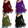 thumbnail image 4 of Jumpingount Vestido corto de encaje Color sólido Transpirable Casual Bordado floral Mujeres Swing Sundress Oficina Citas Ropa de verano Vestidos Verde SG, 4 of 6