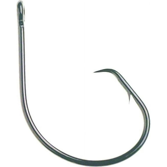 Mustad In-Line Circle Hook (Black Nickel) - #2 10pc