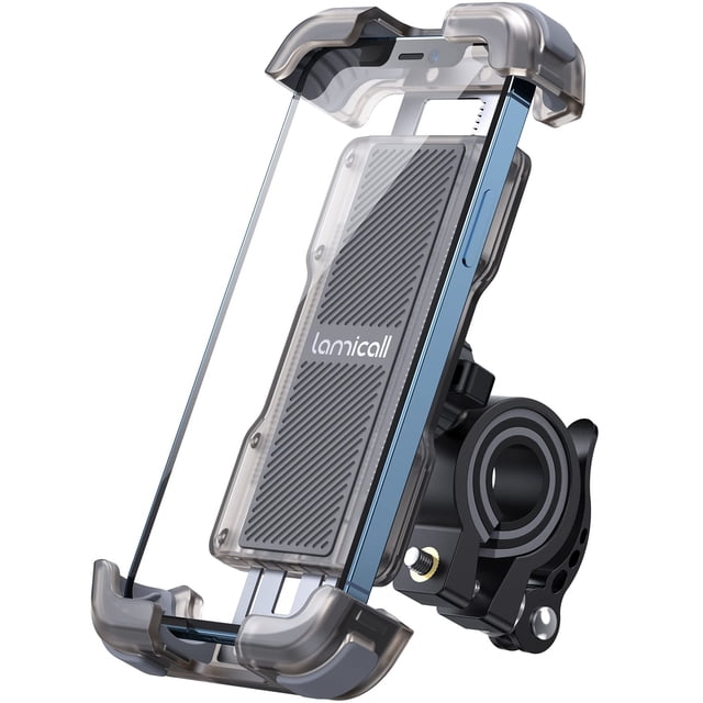 Soporte para teléfono de motocicleta Lamicall para iPhone 15 Pro