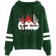 thumbnail image 1 of Abrigo horizontal doble con estampado navideño ajustado con capucha informal para mujer a la moda Fridja  fhghd3158, 1 of 2