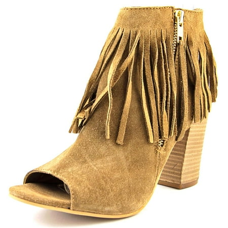 Carlos by Carlos Santana Jasper Hawa Peep-Toe Suede Ankle Boot