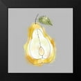 thumbnail image 2 of Robinson, Carol 12x12 Black Modern Framed Museum Art Print Titled - Splash Of Pear, 2 of 5