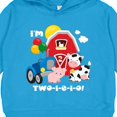 thumbnail image 3 of Inktastic Two-i-e-i-o 2nd Birthday Toddler Hoodie, 3 of 4