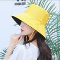 thumbnail image 3 of US UV Protection Double-Sided Wide Brim Bucket Hat Sun Hat Beach Fisherman Cap, 3 of 3