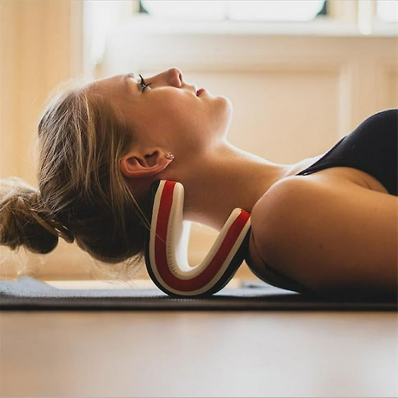 Neck And Shoulder Relaxer,portable Cervical Traction Device Neck Stretcher,neck Posture Corrector Chiropractic Pillow For Tmj Pain Relief And Cervical