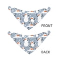 thumbnail image 3 of Naloa Happy Snowmen Snowfall Dog Bandana Large and Small-Dog Scarf Bib Handkerchief Accessories for Dogs and Cats(S-L)-Medium, 3 of 5