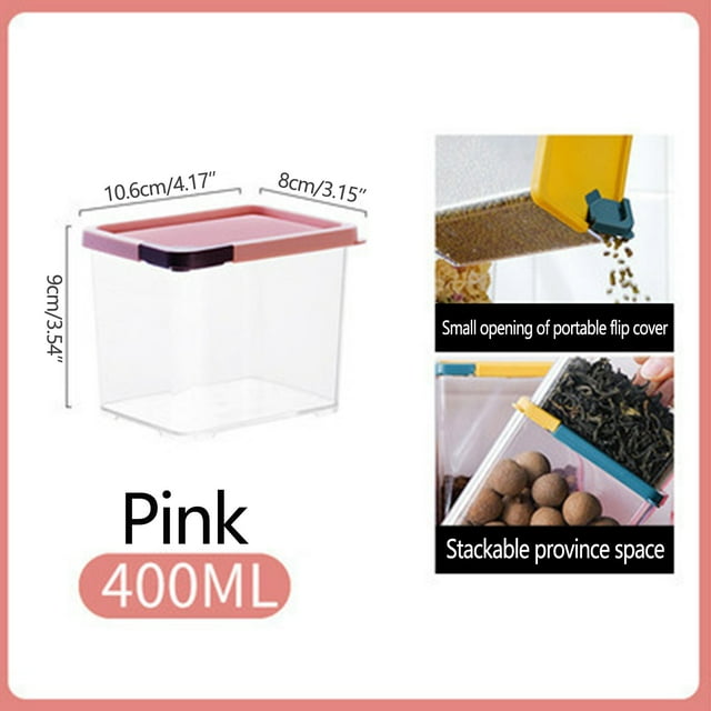 Dry Food Storage Containers Sealed Storage Tank for Cereals Large Storage Box Kitchen Food Storage Dry Fruit Tea Sealed Tank Small Food Storage Containers