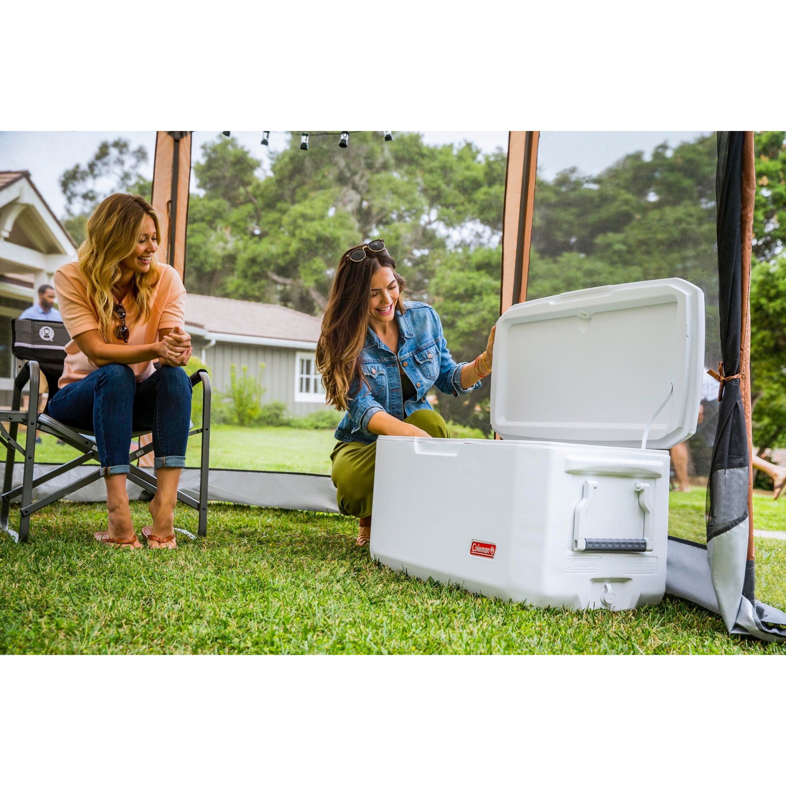 Coleman 120 Quart Xtreme 5 Day Marine Hard Cooler White