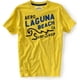 thumbnail image 1 of Aeropostale Laguna Beach Camiseta gráfica para hombre, amarillo, XX-Large, 1 of 1