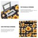 thumbnail image 3 of Balery Vintage Black White Plaid Sunflowe Funda de equipaje, fundas para maletas, elástica, lavable, protector de maletas, compatible con maletas de 18 a 32 pulgadas-X-Large, 3 of 7