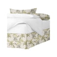 thumbnail image 1 of Renee Palm Green Platform Bed Skirt King 15" Drop, 1 of 4