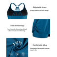 thumbnail image 5 of Hilor Women's Plus Size Tankini Swimsuits Stappy Back Two Piece Bathing Suit, 5 of 7