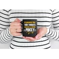 thumbnail image 2 of A Penny, Your Thoughts Seems a Little Pricey Idiom, Black 11oz Ceramic Mug, 2 of 5