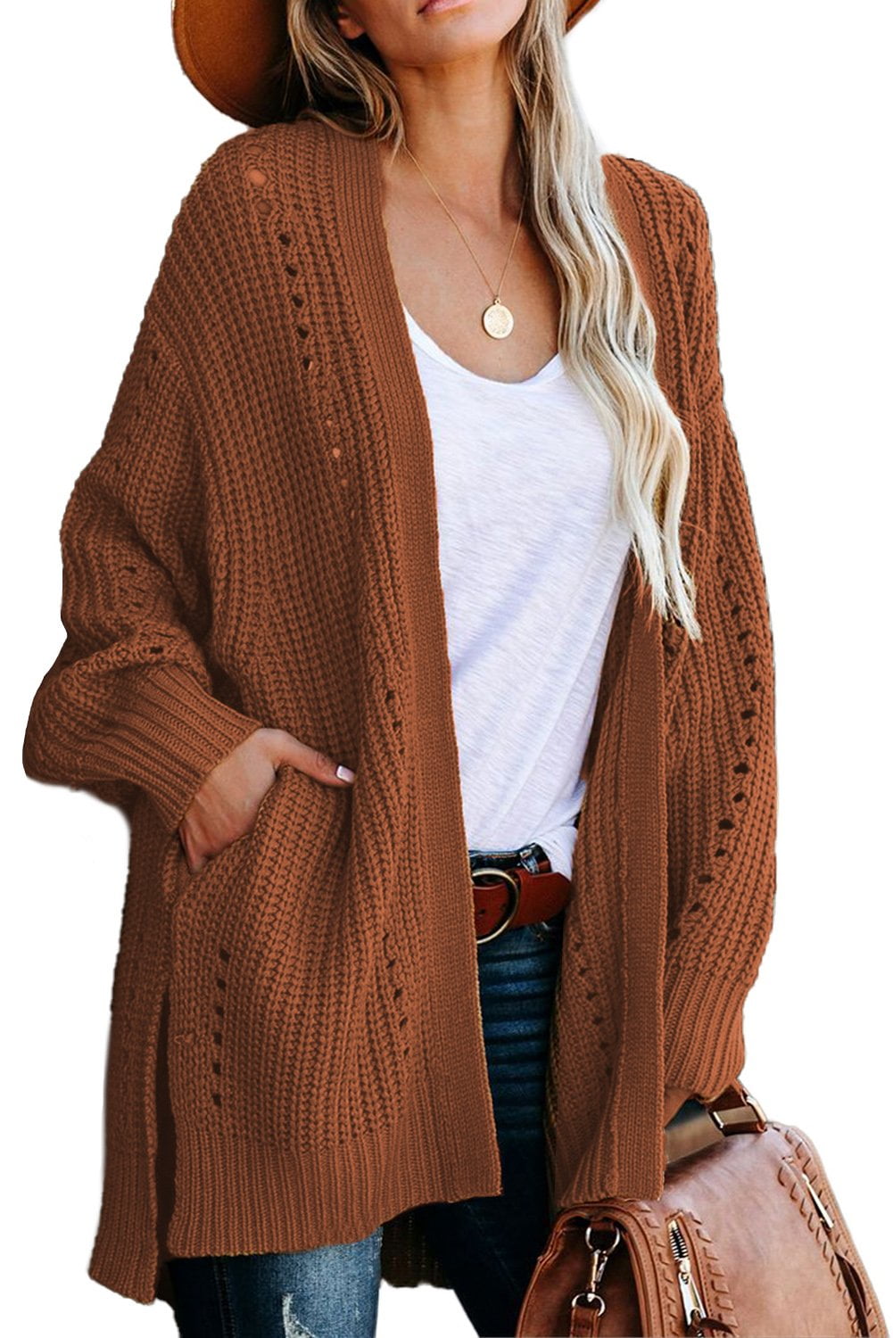 Brown sweater walmart Clearance