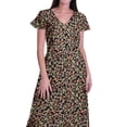 thumbnail image 5 of Moomaya Long Maxi Dress For Womens Short Sleeve Formal/Casual Dress With Pockets S-XXL, 5 of 7
