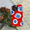 thumbnail image 5 of FKBRCL4U Compatible with iPhone 11 Pro Case, Evil Eye Red Blue Pattern for Girl Full Body Design Soft Silicone Drop Shock Scratch Protection for iPhone 11 Pro, 5 of 7