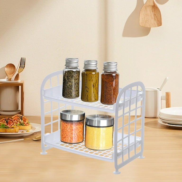 Tier Utility Table Shelf Organizer, Multifunction Pantry Storage