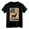 thumbnail image 4 of Karoyedx Boys Cute Tees Kids Shirt Toddler Boys Cute Print Short Sleeve Casual Tee Shirts Black Size,11-12 Years, 4 of 4