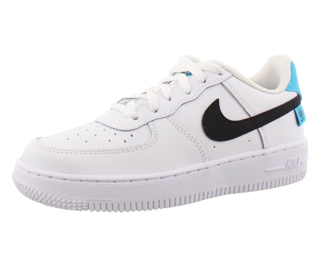 Nike Force 1 Ww Boys Shoes Size 1, Color: White/Black/Blue Fury باندورا