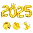 thumbnail image 3 of Decoración para fiesta de Nochevieja, diseño de fiesta, utilería, decoración de boda, globo con número, decoración decorativa con globos para Año Nuevo 2025, 3 of 8