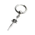 thumbnail image 1 of Fashion Mens Womens Stainless Steel Dagger for Cross Pendant Charm Hoop Cuff Hypoallergenic Vintage Punk Prayer Jewelry, 1 of 4