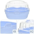 thumbnail image 3 of Milisten Casa Azul Para Mascotas Con Ventilación Y Para Viajes Y Transporte, 3 of 8