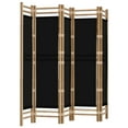 Vidaxl room divider foldable 6 panel room divider screen bamboo and