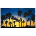 thumbnail image 1 of Oversized Extra-Large Terry Cotton Beach Towel, 40x70", Palm Trees, 1 of 5
