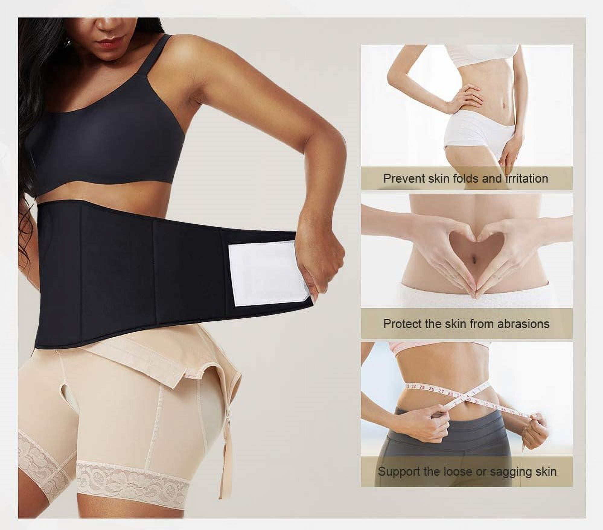 Wide Abdominal Wrap - Liposuction Compression for Females and Males – Elias  Recovery and Faja