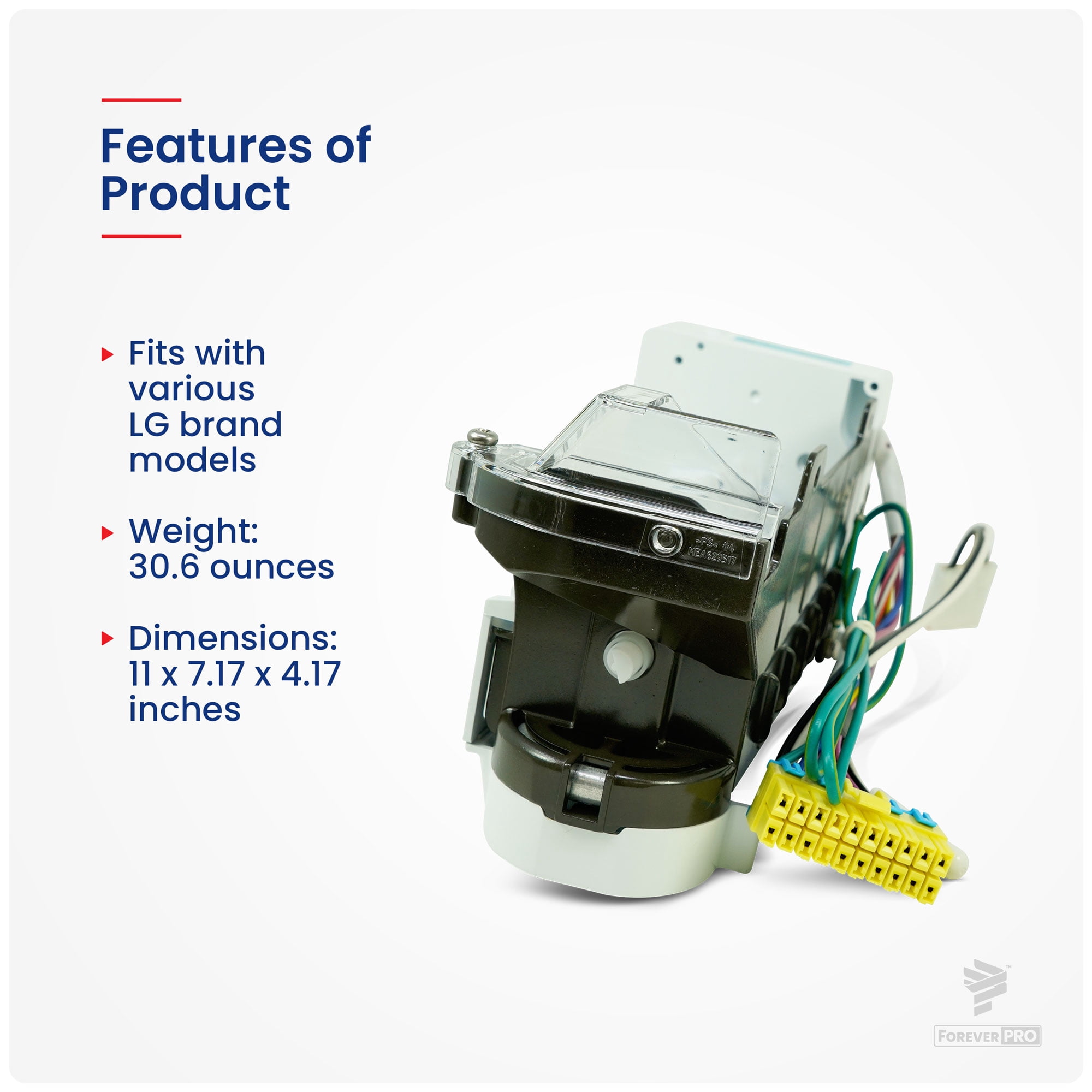 ForeverPRO AEQ73130004 Ice Maker Assemblykit for LG Appliance PS10063167