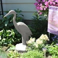 thumbnail image 4 of Great Heron Statue – Natural Granite Appearance – Made of Resin – Lightweight – 31 Height, 4 of 4
