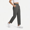 thumbnail image 4 of Miqool Womens Stretch Golf Pants Pull On Business Casual 7/8 Work Pants High Waisted Ankle Cropped Pants with Pockets, 4 of 9
