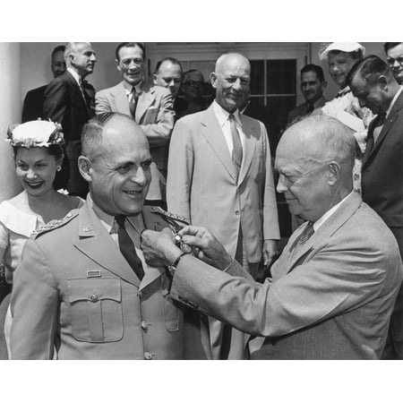 President Eisenhower Presents Retiring General Matthew Ridgeway With ...
