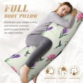 thumbnail image 4 of Body Pillow Cover - Soft Body Pillow Pillowcase, Hummingbird No.9090 Breathable Long Body Pillow Case Cover with Invisible Zipper 20x60in, 4 of 5