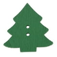 thumbnail image 4 of 25pcs Christmas tree Shape Decor Embellishment Wooden Buttons With Two Holes For Sewing Scrapbook Crafting, 4 of 8