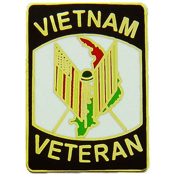 Vietnam Veteran Flags Pin