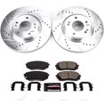 thumbnail image 3 of PowerStop Front Z23 Evolution Sport Carbon-Fiber Ceramic Brake Pad and Drilled & Slotted Rotor Kit Fits: HYUNDAI KIA Select Models K8011, 3 of 10