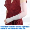 thumbnail image 5 of Vocoste 1 Pair Cooling Arm Sleeves for Women Sports Arm Sleeve Covers Sun Protection Pink Gray, 5 of 7