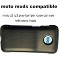 thumbnail image 3 of shiyou-Moto Z3/Z3 Play Case,Aluminum Alloy Bumper Frame Compatible with Moto Mods Moto Hasselblad True Zoom Mod Power Pack Mod Moto Style Shell Moto Wireless Charger Mod(Emerald-Green), 3 of 4