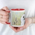 thumbnail image 5 of CafePress - Bird 65 Owl Mugs - 11 oz Ceramic Mug - Novelty Coffee Tea Cup, 5 of 6