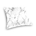 thumbnail image 3 of White Marble Throw Pillow Covers Couch Pillowcases Decor for Bed Sofa 18" x 18", 3 of 7