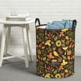 thumbnail image 6 of Easygdp Autumn Plants Maple Tree Vintage Large Dirty Clothes Hamper, Lightweight Storage Basket, Household Laundry Bag with Handle-Small, 6 of 6