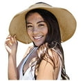 thumbnail image 3 of Mode Femmes Concision Large Chapeau de Dessin Chapeau Chapeau de Plage, 3 of 5